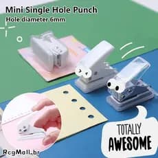 Mini Máquina Perfuradora De Papelaria Estudantil DIY Pequena manual De Laço De Papel material escolar