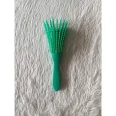 KIT com Touca de Cetim Dupla Face com Ajuste+Escova Para Cabelo Cacheado Desembaraça Cabelo Molhado
