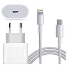 Carregador de iPhone Turbo 20w - Caixinha Fonte APPLE Tipo C Turbo X Lightning para iPhones PD POWER CHARGER