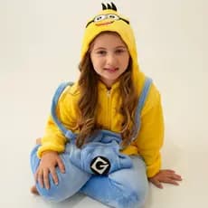Pijama Infantil Menino Menina Meu Malvado Favorito Macacão Minions Inverno Disney Heróis Crianças