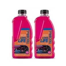 Kit Aditivo para Radiador Tecbril Long Life 1L - Tropical Orgânico Tipo A Rosa - 2 unidades