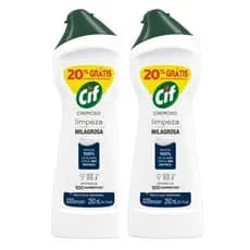 Kit CIF Cremoso Multiuso Limpeza Milagrosa - 2 unidades de 250 ml cada