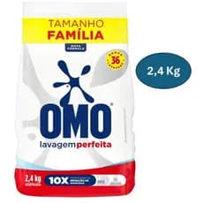 OMO Sabão em Pó Lava Roupas Tamanho Família 2,4 Kg