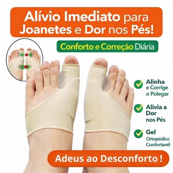 Separador de Polegar em Gel Ortopédico Alívio , Conforto e Correção Diária