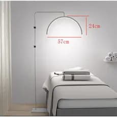 Luminaria Meia Lua 57cm Estetica  Spa Arco 3 Tons Com controle Remoto Ajustável Salão Beleza  Limpeza De Pele