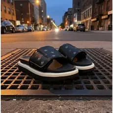 Chinelo Preto Plataforma com Velcro Chinela Si-Liga Masculina e Feminina Sandália Macia Cores