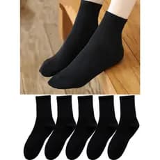 Kit 12 pares de Meia cano longo femininas  Adulto 35 ao 40 Preto