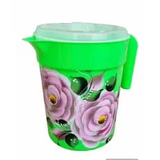 Jarra plastica com tampa 4 litros grande