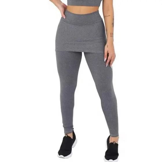 Calca Legging Tapa Bumbum Saia  justa Roupas Fitness Femininas Para Academia LP
