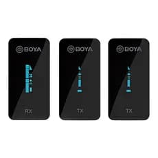 Sistema Microfone Sem Fio Boya by-Xm6 K2 Lapela Preto