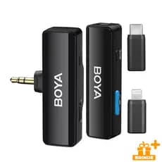 Microfone de Lapela Boya Boyalink A1 Android/Ios 3.5mm Preto