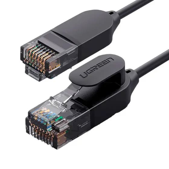 Cabo de Rede Rj45 Ugreen Cat6A UTP Macho 1.5Metro Preto