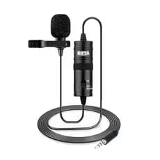 Microfone de Lapela Boya By-m1 para Smartphone Dlsr Pc Preto