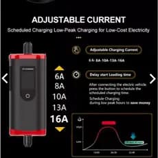Carregador Portatil Machforce para Veiculos Eletricos 3,5kW Plug TIpo 2