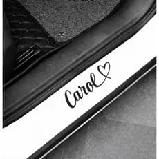 Adesivos Personalizados Com Nome E Coração Carro Moto Alta Qualidade Vinil A prova D'água - Promoção
