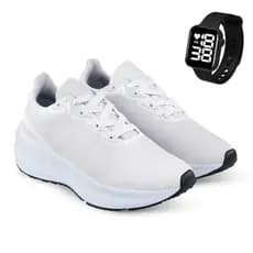 TENIS MASCULINO + RELOGIO DIGITAL QUADRADO kit com tenis masculino mais relogio digital tenis dia a.