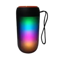 Caixinha De Som Portátil Bass Amplificado Bluetooth LED RGB Cartão SD Radio Fm USB Conexão TWS