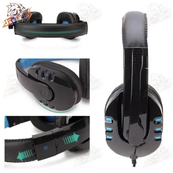 Headset Fone Gamer de ouvido com microfone Para PC Computador Celular, Headphone Q8