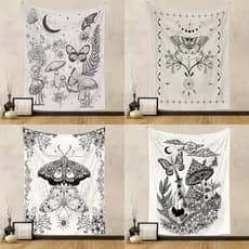 Tapeçaria boêmia para decoração de casa, tapeçaria para decoração de ambientes, tecido de fundo, tapeçaria estilo ins, t