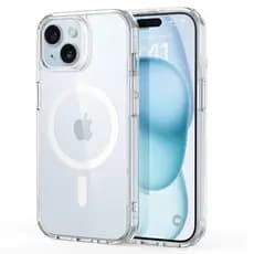 Case Transparente com MagSafe para iPhone 11 ao 17 Pro Max – Proteção Reforçada Ultra Fina