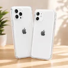 Capinha Acrílico Cristal Não Amarela Compatível iPhone XR 11 12 13 14 15 Pro Max