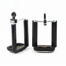 Suporte Ajustável Para Celular Clip U Rosca 1/4 Para Tripé E Bastão Selfie