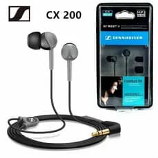 Sennheiser CX200 Street II Fones De Ouvido Estéreo Intra-Auriculares De 3.5 Mm Fone Esportivo Para Corrida HIFI Jogos De