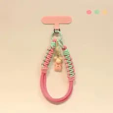 Novo criativo dos desenhos animados Animal telefone móvel cordão curto Universal All-Match pulseira de pulso pingente