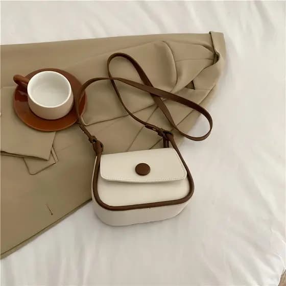 Casual Commuter pequena bolsa quadrada High-End nicho simples bolsa de ombro bolsa mensageiro bolsa feminina