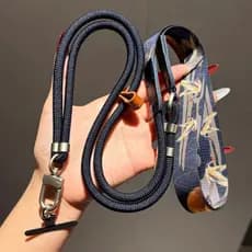 Padrão criativo cordão do telefone móvel longo mensageiro ajustável pendurado pescoço cinta ao ar livre Universal pendur