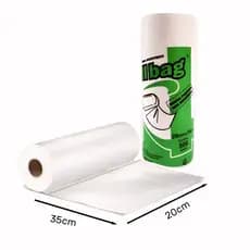 500 Sacos Plásticos 20x35 Para Alimentos Freezer Microondas Bobina Picotada Saquinhos Transparentes Armazenar Guardar