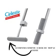 Refil Rodo Mop Fácil 5.0 Celeste