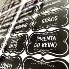Adesivos para Mantimentos e Temperos