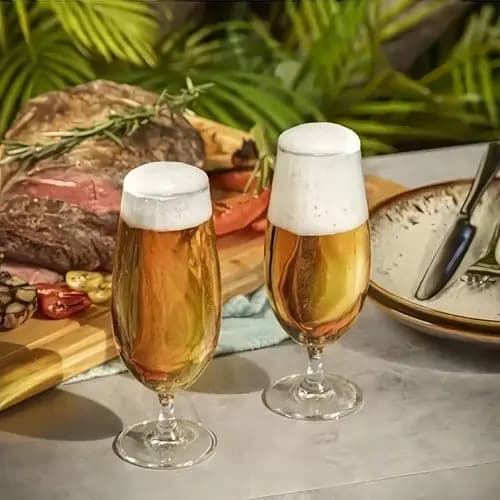 Taça de Cerveja Cristal Bohemia BAR-BEER - 4 peças 360ml