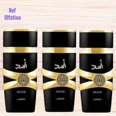 Kit 3 perfumes masculino ASAD arabe  100ml cada