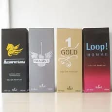 KIT COM 4 PERFUMES MASCULINO , 100ML CADA