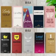KIT COM 10 PERFUMES | 05 MASCULINO E 05 FEMININO | 100ML CADA