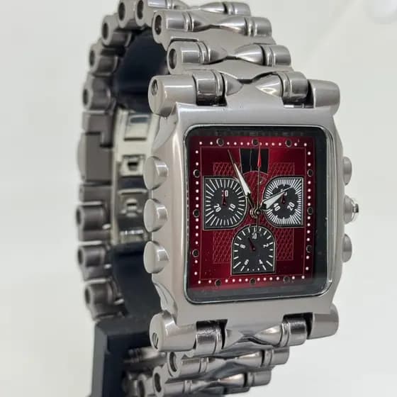 Rel贸gio Masculino Tank Minute Resistente A 脕gua Quadrado Com Caixa