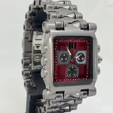Rel贸gio Masculino Tank Minute Resistente A 脕gua Quadrado Com Caixa