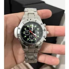 Rel贸gio Masculino Y2k Chrono 100% Funcional A莽o Inoxidavel Com Caixa