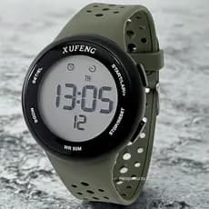 Rel贸gios Masculinos Esportivo Lan莽amento Xufeng  a Prova D麓agua  redondo 349