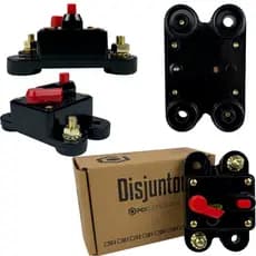 Disjuntor Som Automotivo Carro Chave Geral Com Reset 60a