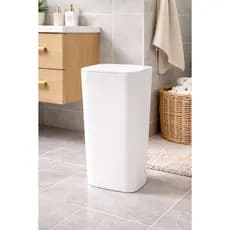Lixeira Banheiro Tampa Click 8 LTS  Marca Astra Lixeira Escritório Lixeira Quarto