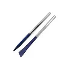 Kit Ponteiro E Talhadeira Aço Cromado 3/4 X 12 Pol. (30cm)