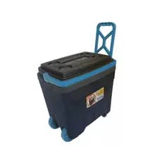 Cooler 34 Litros Caixa térmica Com Rodinhas Pesca Camping Praia Gelo