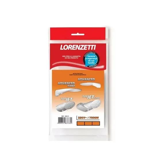 Resistência Chuveiro Lorenzetti Advanced e Top Jet Multitemperaturas 220v 7500w e 6400w