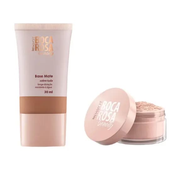 KIT Base Boca Rosa + Pó Solto Mármore