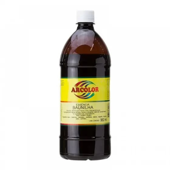 Essência Baunilha 960 ml Arcolor - Rizzo Confeitaria
