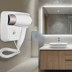 Secador De Cabelo Parede Suporte Hotel Pousada Top 110v/220V PRONTA ENTREGA