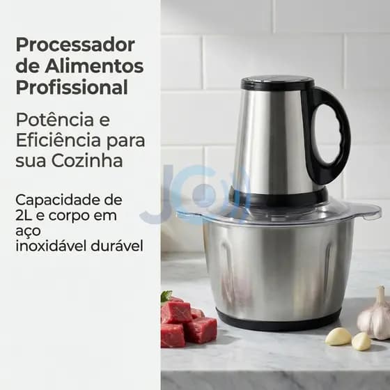 Moedor Elétrico COM ALÇA 3 Litros Triturador 110v OU 220v Legumes Carne Processador Pronta Entrega